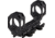 American Defense Manufacturing Dual Ring Scope Mount Straight Up, Spaced Wide to Fit Larger Scoped Like SCHMIDT &amp; BENDER, 34mm Rings, Black, AD-RECON-SW 34 STD-TL