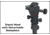Ashbury Precision Ordnance TACT3, Accupoint Compact Tactical Tripod w/Detachable Base Plate, Tactical Gray 600-41V-0007-00