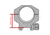 Athlon Optics Armor 30 mm Low Height, 0.89in, Scope Ring, Black, 702002