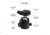 Athlon Optics Midas AL28 28mm Tube Carbon Fiber Tripod, Black, 706009