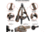 Athlon Optics Midas CF40 40mm Tube Carbon Fiber Tripod, Black/Tan, 706005