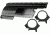 B-Square Shotgun Saddle Mount, Rings, Blued 16585