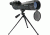 Barska 25-75x75 Straight-Body Porro BK7 Spotting Scope, Green w/ Tripod CO10998