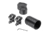 USED Barska Accessory Pack, for AC10046 Rifle Scope, 1 inch High Rings, 42mm Sunshade, Flip-Up Lens Covers, Matte Black, AF10478, EDEMO1