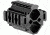Barska Double Shotgun barrel Mount, Tri-Rail, 5 sections, Black AW12012