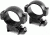 Barska Rifle Scope Rings - 1in, High Height, Matte Black, Weaver - AI10336