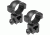 Barska Rifle Scope Rings - 1in, High Height, Matte Black, Dovetail See-Thru, Airgun .22 - AI10344