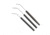 Birchwood Casey Angled Cleaning Brush Assortment 3 Pack, BC-41108