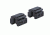 Model 167 1in Long Tri-Mount Dovetail Riser Mount,Matte Black