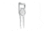 Blue Tees Golf Divot Repair Tool, Silver, DV-HTG-DT1-W