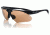 Bolle Vigilante Sunglasses, Matte Black Frame, Polarized Sandstone and TNS Gun Lens, 10047