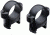 Burris Zee 1in Steel Rifle Scope Rings  - Medium, Black Gloss, 420081