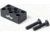 EAW German Tactical Mount Elevation Block, Hole Distance 10mm, Angeled Mount, Height 10mm, Black, 60006