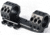 EAW German Tactical Mount Extended Fixed Blockmount, Tube Diameter 30mm, Height 19mm, Extension 70mm, Screw, Black, 62006