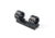 EAW German Tactical Mount Fixed Blockmount, Tube Diameter 30mm, Height 23mm, Screw, Black, 62003