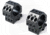 EAW German Tactical Mount Pair Of Fixed Rings, Tube Diameter 34mm, Height 15mm, Screw, Black, 61001
