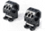 EAW German Tactical Mount Pair Of Fixed Rings, Tube Diameter 34mm, Height 20mm, Screw, Black, 61003