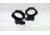 EDEMO Riton Optics Hardened Steel Rifle Scope Rings, 34mm Tube, 19mm Height, Picatinny, Black, XRC3419S, EDEMO1