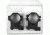 EGW 30mm Tactical Aluminum Scope Mount Rings, Black, 0.990in High