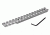 Evolution Gun Works Ruger 10/22 Picatinny Rail Mount, 0 MOA, Silver, 46110