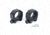 Evolution Gun Works Keystone Series Scope Ring Set, 1in Tube, .990in Medium, Black, 62001