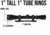 Evolution Gun Works Practical Ring Set, 1in diam, 1in High, Aluminum, 60200