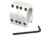 Evolution Gun Works Silver EGW 1in Practical Aluminum Rings .750in, Black, 60001