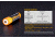 Fenix Rechargeable Li-ion 18650 3.6 Volt Battery w/Built in USB port, 2600mAh, Orange/Black ARB-L18-2600U