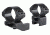 Hawke Sport Optics 2-Piece 30mm High Weaver Extension Scope Rings, 1in Extend HM7214