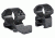 Hawke Sport Optics Sports Weaver High 1in Extension Scope Rings - 2-Pieces, Black, 22124