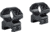 Hawke Sport Optics Match Series Weaver Scope Rings - 2 Pieces, 1in, Medium, Black, 22113