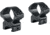 Hawke Sport Optics Match Series Weaver Scope Rings - 2 Pieces, 30mm, Medium, Black, 22116