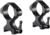 Hawke Sport Optics Precision Steel 34mm Rings Weaver w/ Lever - 2-Pieces, High, Black, 23032