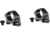 Hawke Sport Optics Professional Steel 1in Weaver Scope Rings - 2-Pieces, Low, Black, 23100