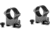Hawke Sport Optics Professional Steel 30mm Weaver Scope Rings - 2-Pieces, High, Black, 23107