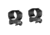 Hawke Sport Optics Tactical Rings Weaver - 2-Pieces, 30mm, Medium, Black, 24116