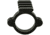 Hi-Lux 30mm Lock Ring with Rail, Matte Black, Small, 30LRWR