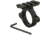 Hi-Lux Optics 30mm Lock Ring with Rail, Matte Black, 30LRWR