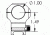 Kinetic Development Group sidelok cantiliever Scope Ring Mount Modular Kit 1&quot;, Black, SID5-142