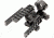 Leapers AR-15 Carry Handle Mount with Integral Tactical Rings & Picatinny Tri-Rails, Complete with Flat Top Adaptor MNT-168R25