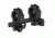 Leapers UTG Intgrl QD Offset 1in Mt w/2 Ptny Slots,35mm Mt Clrnce,70mm Bse M1S35070R2