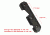 Leapers UTG AK47 Steel Dovetail Rifle Scope Side Plate, Black, TL-M47SR