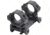 Leapers Weaver Style 1'' Compact Integral Medium Profile, See-Thru Mount, For Compact Scopes Up to 45mm Obj., 2 Top Screws RGWM2PA-25M2