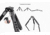 Leofoto MT-03 Folding Aluminum Mini Tripod w/ Bag, Black, MT-03