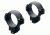 Leupold Dual Dovetail DD Rings, Universal, 1 in, Super Low, Matte, Black, 60629