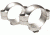 Leupold Standard Rifle Scope Ring, 30mm, Medium, Silver, 52494