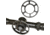 March Scopes Large Middle Focus Rifle Scope Wheels, 4.5in, Black, NSN None, 2-DB402-0
