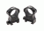Rifle Scope Rings 30mm 1.400&quot;, Black