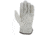 MCR Safety Leather Drivers Work Gloves, CV Grade Grain Leather Patch Palm Split Leather Back and Keystone Thumb, Beige, Medium, 32055M