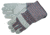 MCR Safety Long Gauntlet Split Leather Palm Work Gloves, B Grade Shoulder Leather, 4.5in Rubberized Safety Cuff, Gray, Large, 1310